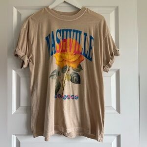 NWOT Girl Dangerous Nashville Rose Tee